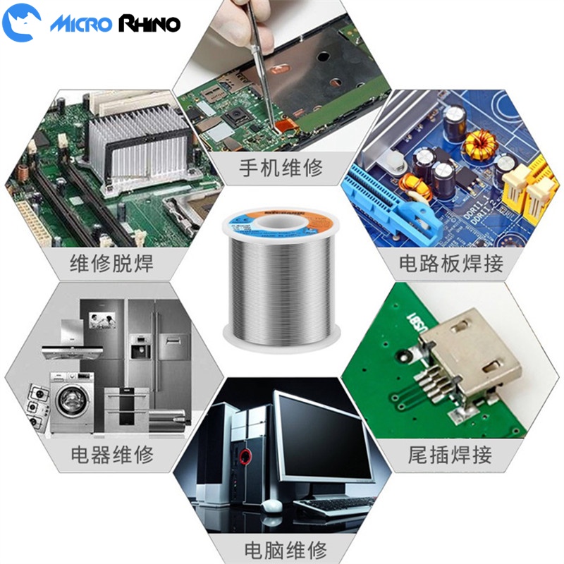 Cuộn Dây Hàn HX-T100 100g sn63% pb37% 0.3/0.4/0.5/0.6/0.8/1.0/1.2mm Độ Tinh Khiết Cao