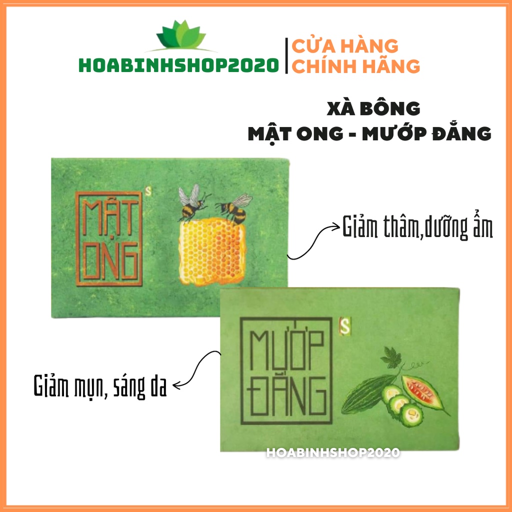 [CHÍNH HÃNG] Combo Xà Bông Thiên Nhiên Giảm Mụn Mờ Thâm (Xà Phòng Nghệ, Xà Bông Mướp Đắng, Xà Bông Than Tre,Thảo Dược