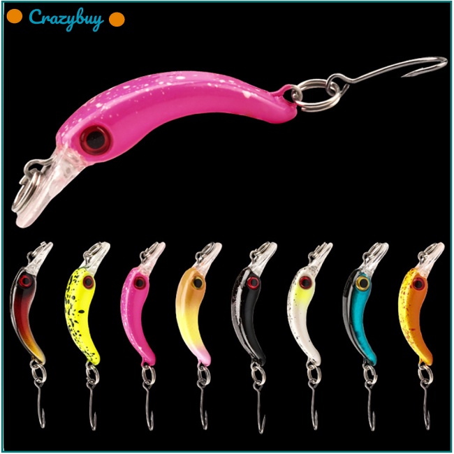 Set 8 Mồi Giả Câu Cá Mini 4cm/1.5g