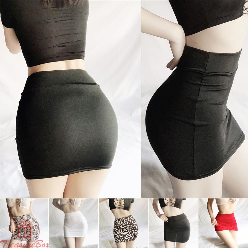 Mini Skirt Bodycon Party Polyester Sexy Short Stretch Mesh Summer Nghtwear