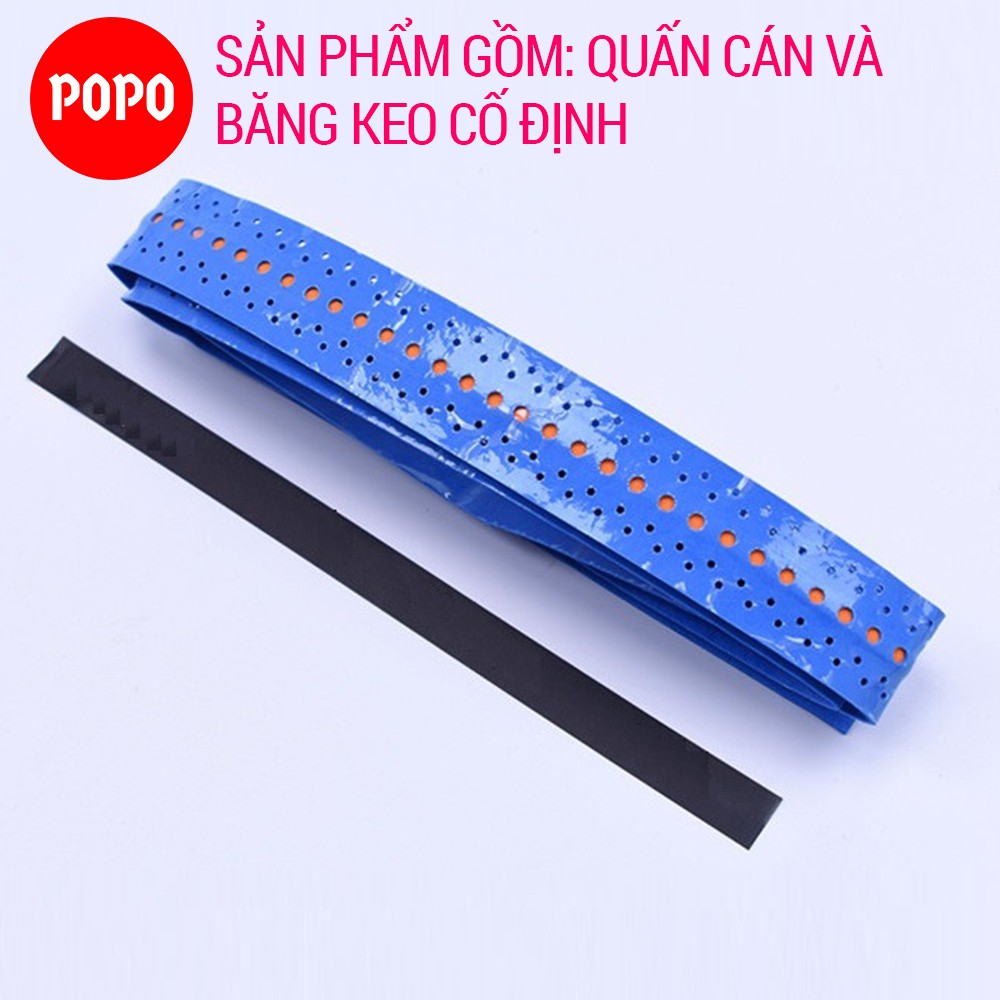 Quấn cán vợt cầu lông POPO GY105 có lỗ thoáng khí, gân chống trơn, chất liệu mềm mại