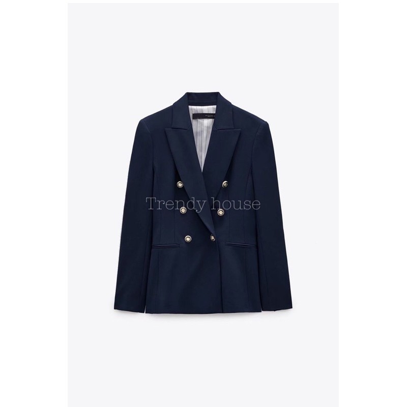 Áo blazer nữ Áo vest nữ công sở hai hàng cúc ZR hàng xuất dư