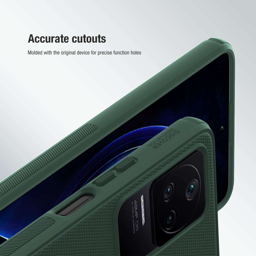 Ốp điện thoại Nillkin TPU + PC siêu mỏng mặt nhám chống sốc/ dấu vân tay cho Xiaomi Redmi K50 Pro / K50