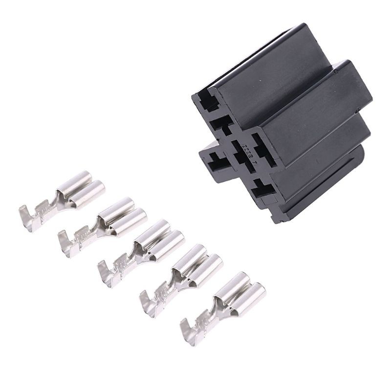 Rơ Le Pcfx 40a 5 Pin Với Giắc Cắm 5x6.3mm Cho Xe Hơi / Xe Tải