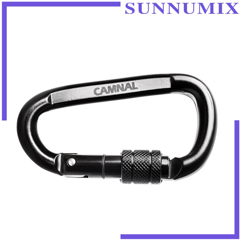 Móc Khóa Carabiner Hình Chữ D Chịu Lực 30kn