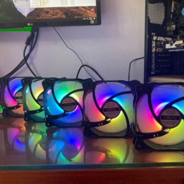 Fan Case Máy Tính Led RGB Infinity Auto Đơn