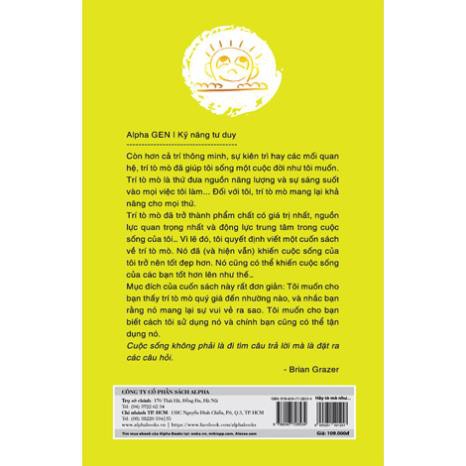 Sách - Hãy Tò Mò Như Một Đứa Trẻ [AlphaBooks]