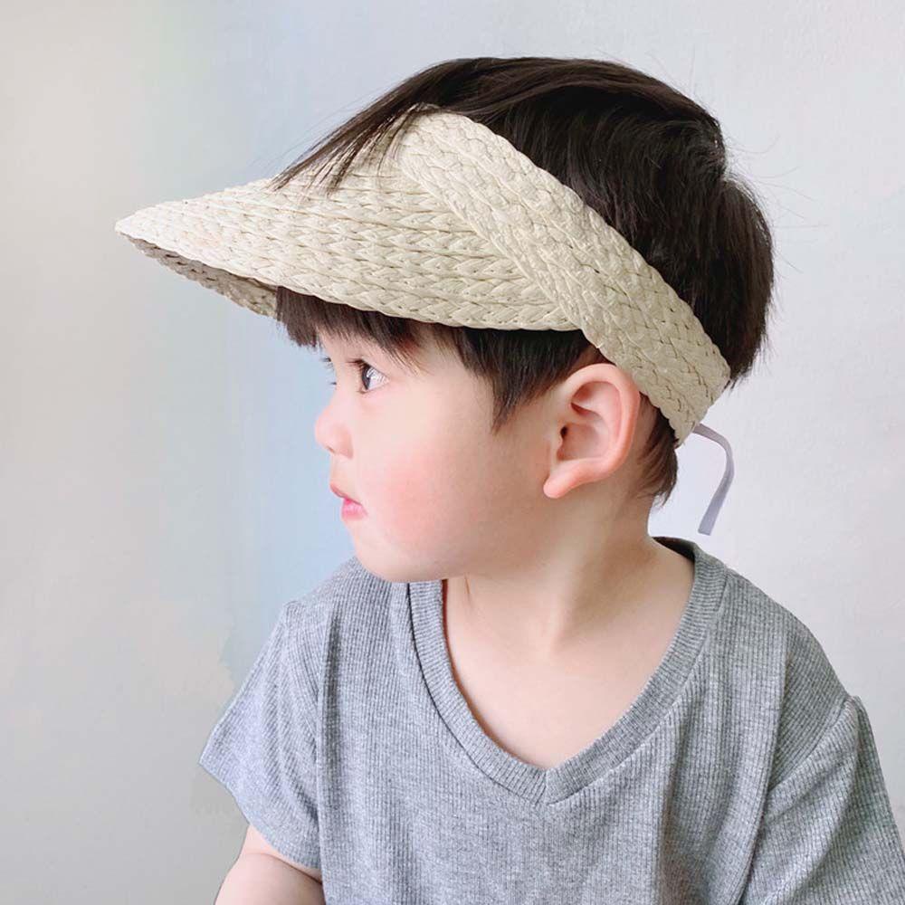 Mũ Cói Che Nắng Màu Sắc Trơn Phong Cách Hàn Quốc Độc Đáo Thời Trang Cho Mẹ Và Bé