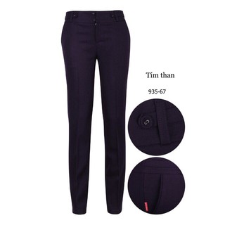 Quần tây thái hòa tím than 935-67