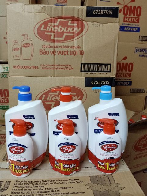 [giá mới in 153k] Sữa tắm lifebuoy 850ml