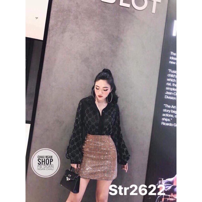 Set áo sơ mi và cv kim sa