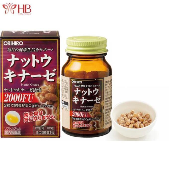 Viên uống ORIHIRO NattoKinase Capsule Hỗ Trợ Điều Trị Tai Biến, Chống Đột Quỵ | BigBuy360 - bigbuy360.vn