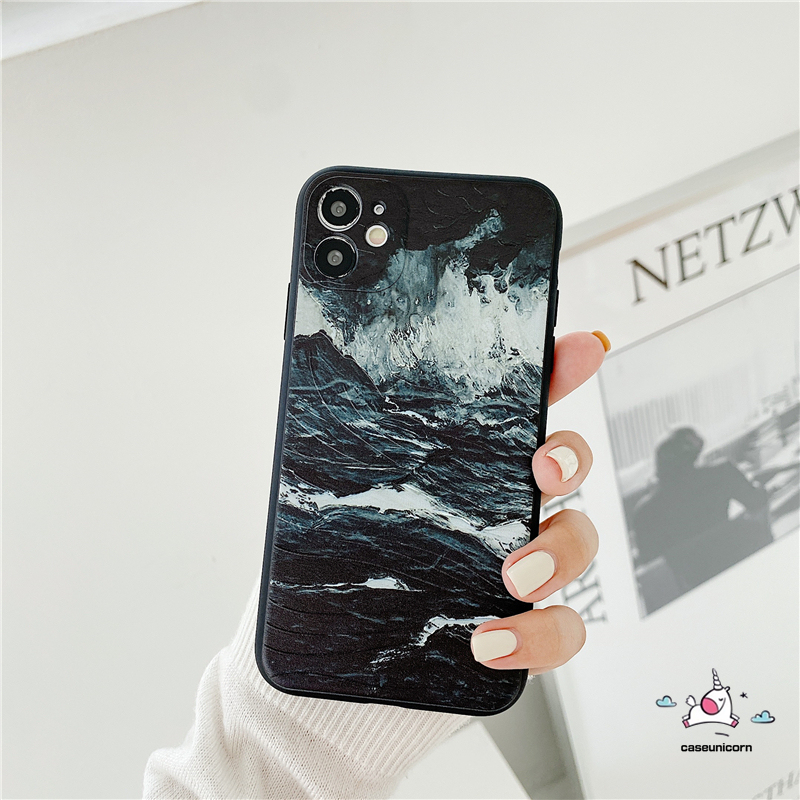 Ốp điện thoại TPU họa tiết cơn sóng 3D cho IPHONE 11 IPHONE 8PLUS 7PLUS 6 6S 7 8 PLUS X XR XS MAX 11PRO MAX | BigBuy360 - bigbuy360.vn