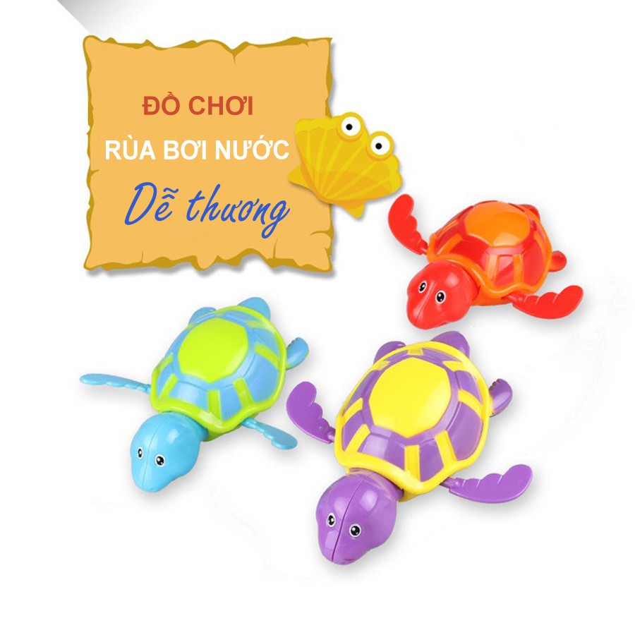 Đồ chơi Rùa Nhà Tắm Dây Cót Dễ Thương Cho Bé