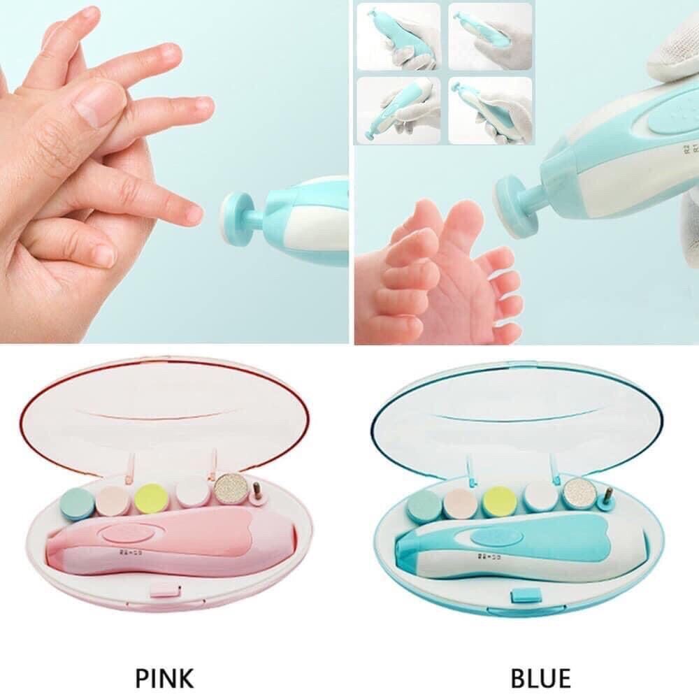 Bộ dụng cụ cắt móng tay,dũa móng tay 6 đầu cho mẹ và bé