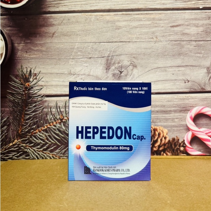 Hepedon - Giúp hỗ trợ phòng nhiễm khuẩn đường hô hấp, tăng cường miễn dịch, tăng đề kháng