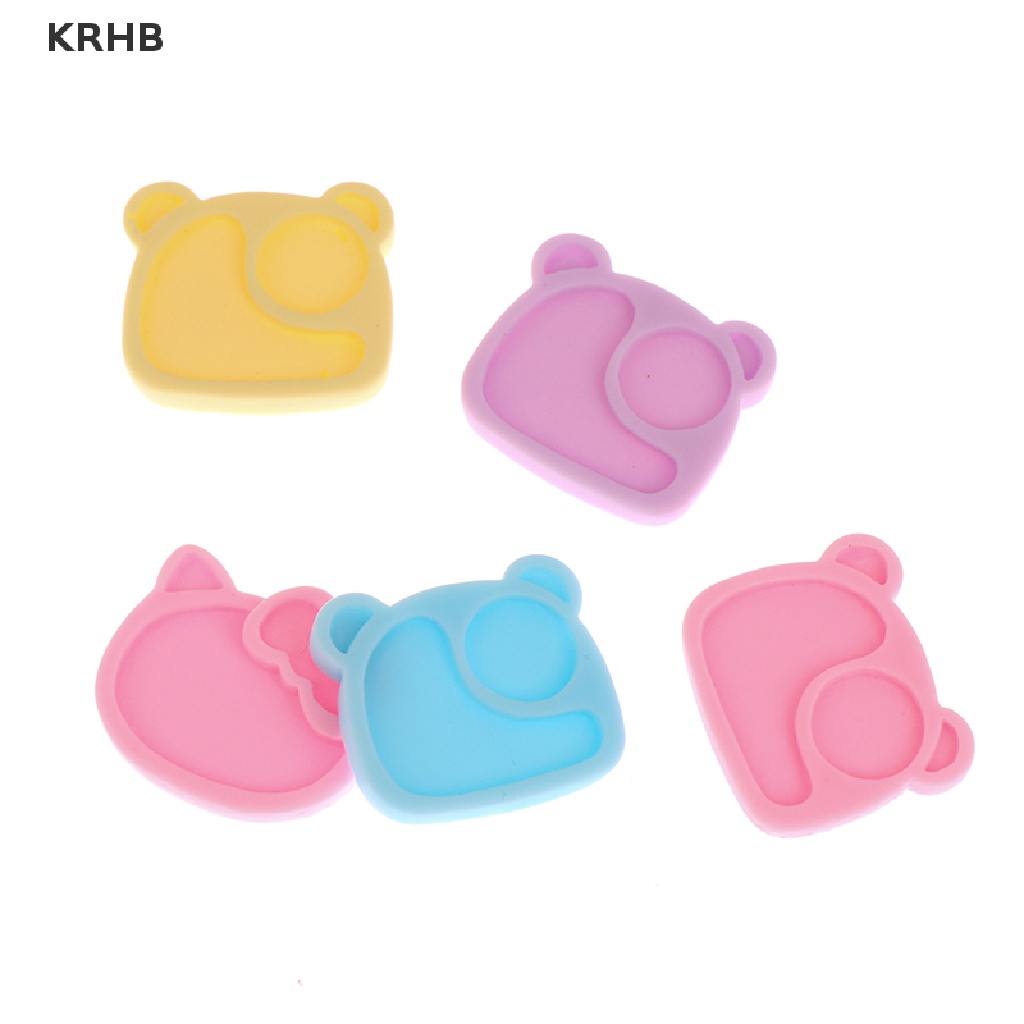 Set 4 Đĩa Đồ Chơi Mini Tỷ Lệ 1 / 12 Dùng Để Trang Trí Nhà Búp Bê Mới