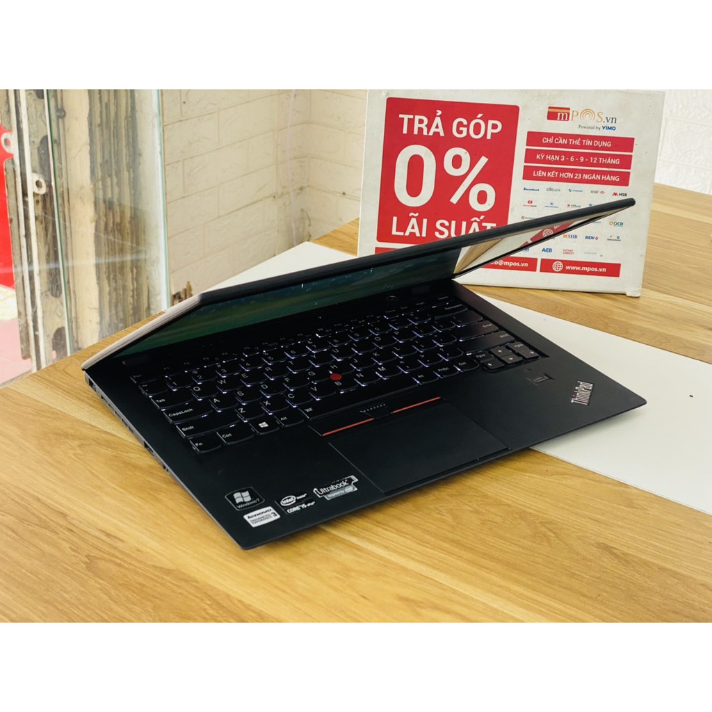 Máy tính laptop Lenovo Thinkpad X1 Carbon Gen1 i5-3427U Ram 8G SSD 256G 14 inch Siêu Bền | BigBuy360 - bigbuy360.vn