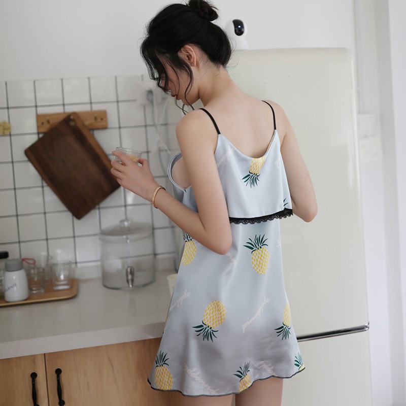 Đầm Ngủ Màu Trơn Gợi Cảm Dành Cho Nữ