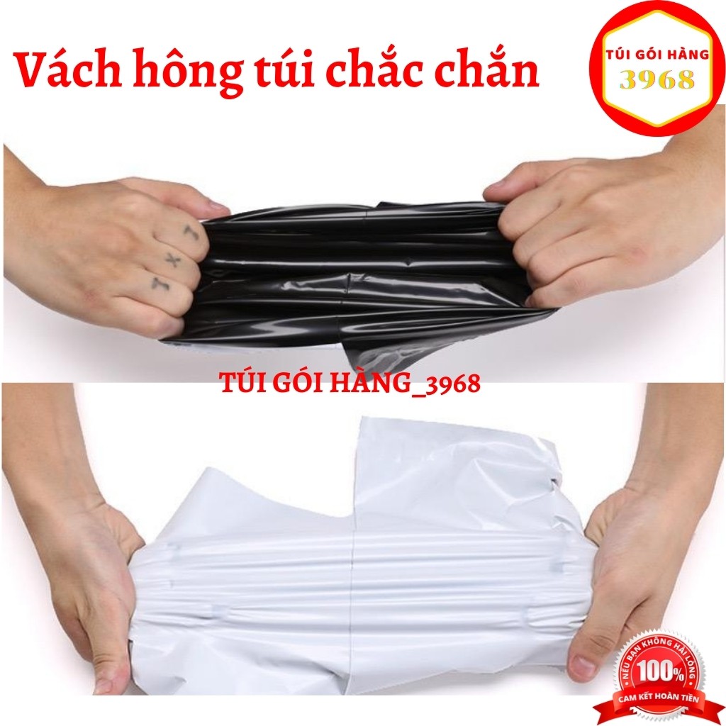 Túi gói hàng [FREESHIP] Túi gói hàng niêm phong cao cấp size 35 x 45 màu trắng sứ