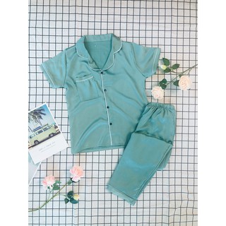 Pyjama lụa satin - đồ ngủ- Đồ bộ mặc nhà- lụa satin