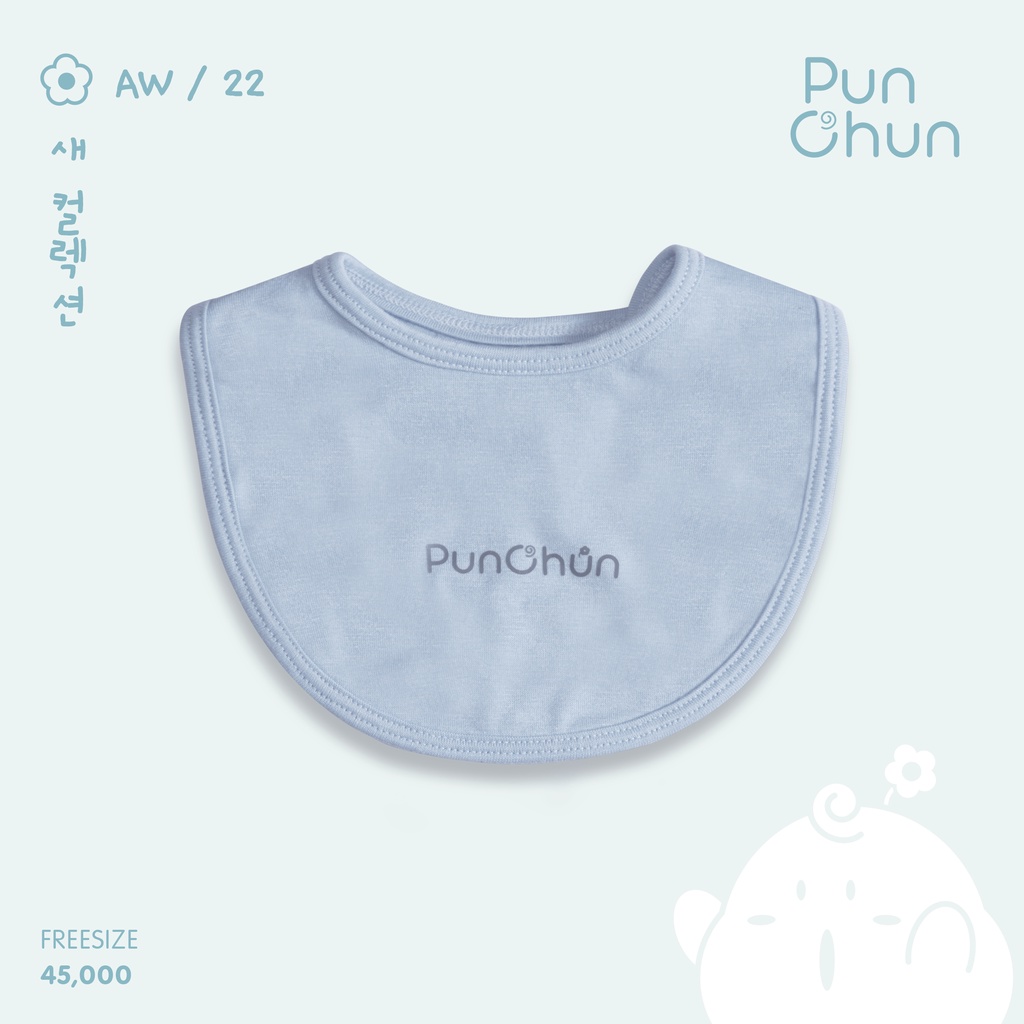 [PUNCHUN] Yếm tròn cho bé sơ sinh Punchun (4 màu)