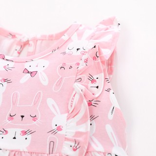 [Mẫu 2021] Váy thun nhiều thỏ Little Maven