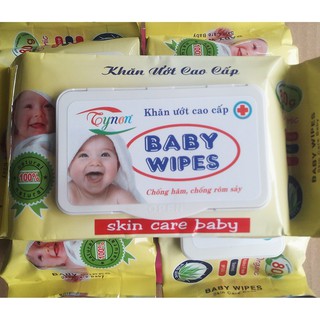 Combo 5 gói Khăn giấy ướt Baby Wipes Cao Cấp 80g Tynon