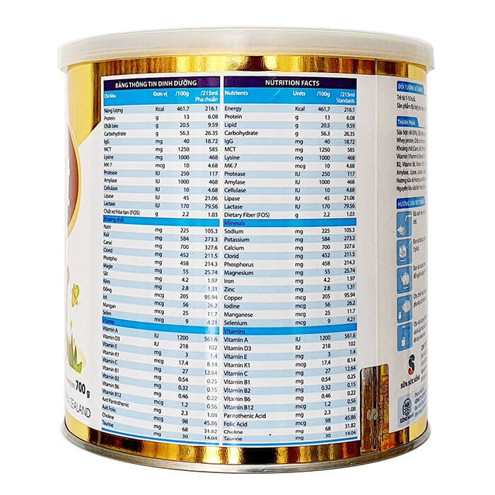Sữa Nutralait BA hộp 700g