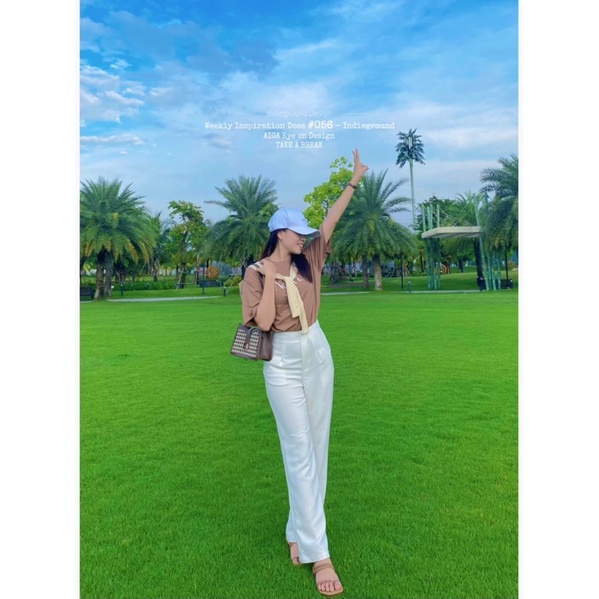 ÁO PHỒNG CHỮ KÈM KHĂN THỦY THỦ-HERSTORE