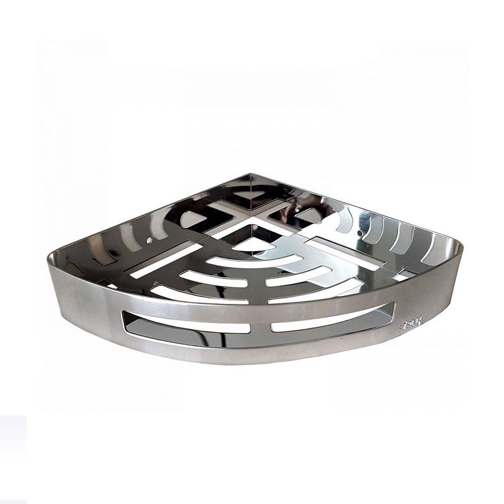 Kệ Góc INOX SUS304 Để Đồ Nhà Tắm Lắp Đặt Dán Tường Gạch Men Hoặc Khoan Vít Tường - LIDORY