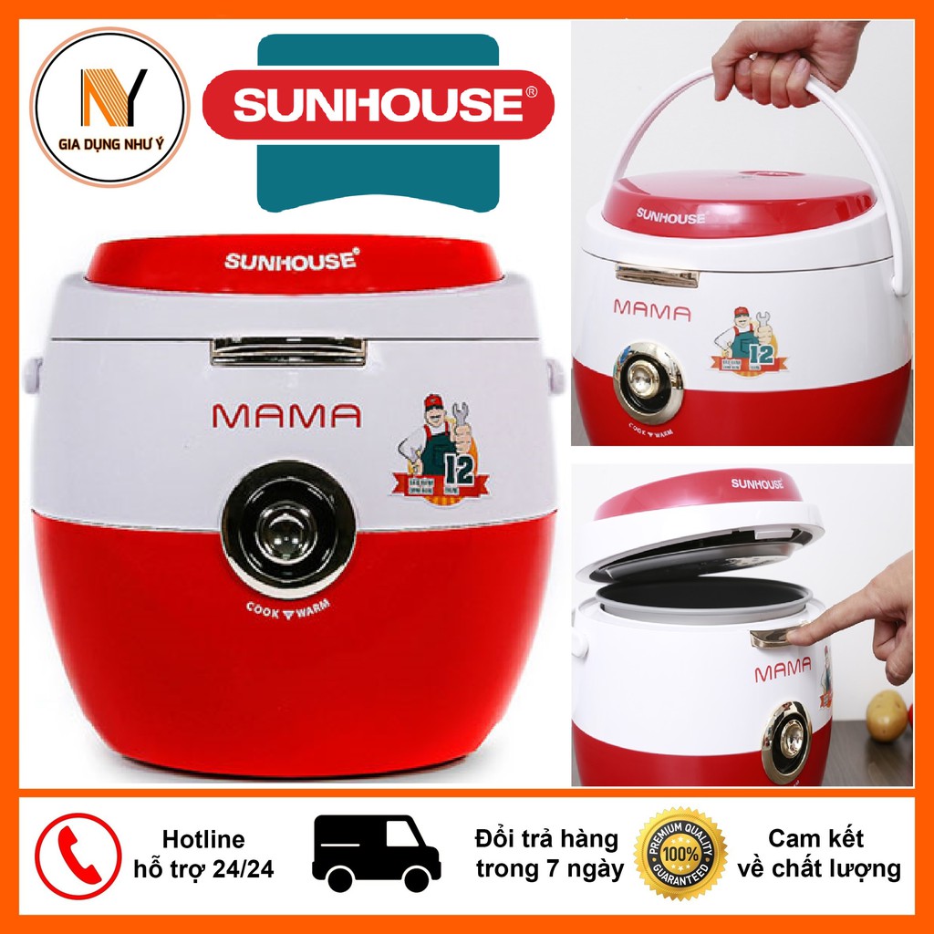 [Mã ELHADEV giảm 4% đơn 300K] NỒI CƠM ĐIỆN CAO CẤP SUNHOUSE MAMA SHD8661 - BẢO HÀNH 24 THÁNG