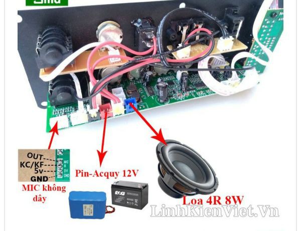 Mạch Loa Kéo công xuât 150w 8622