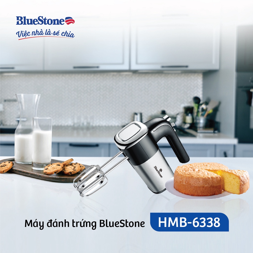 [Mã ELBLUEWL5 giảm 10% đơn 500K] MÁY ĐÁNH TRỨNG BLUESTONE HMB-6338