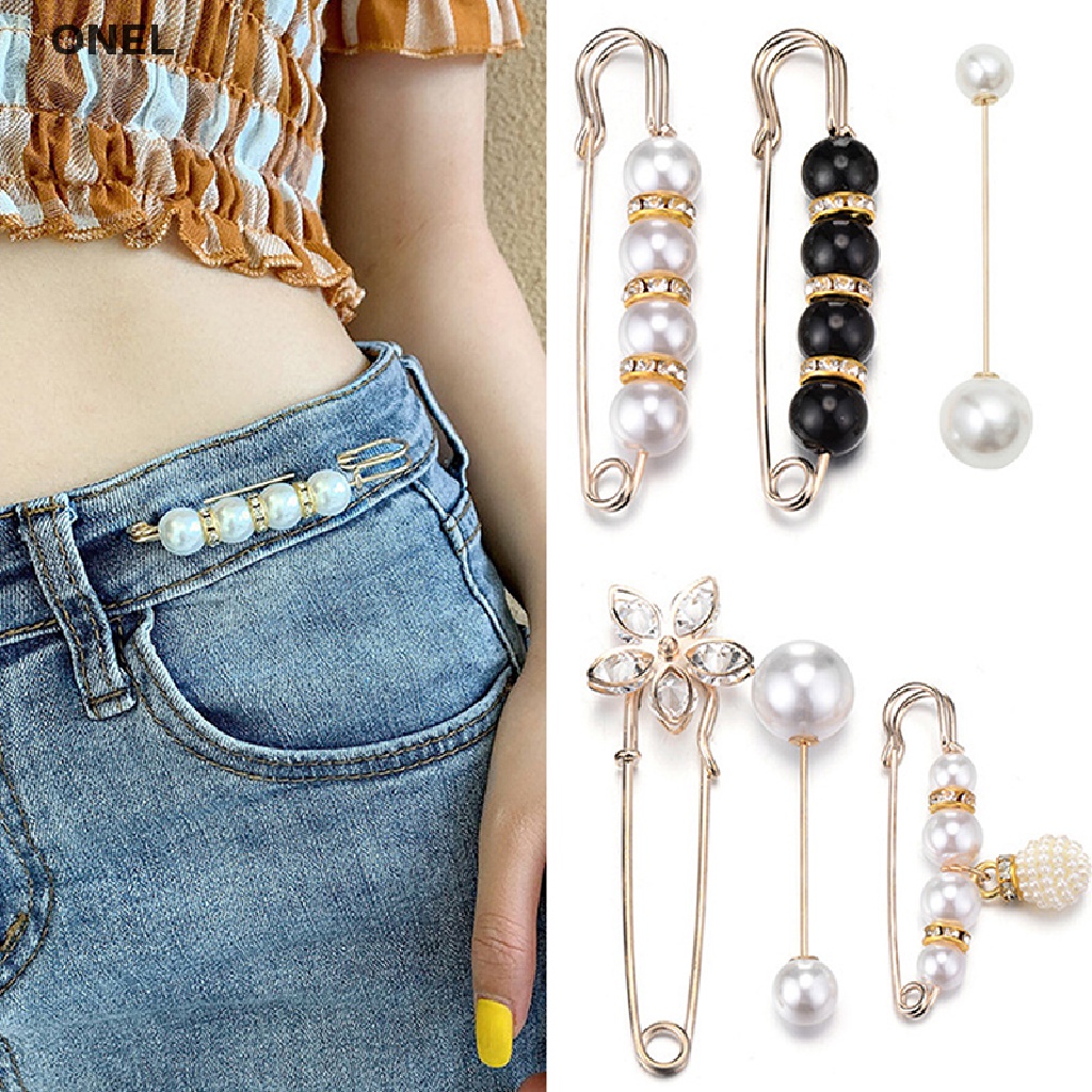 Set 4 / 5 / 6 / 8 / 10 Ghim Cài Thắt Lưng Quần Áo Màu Vàng Kim my