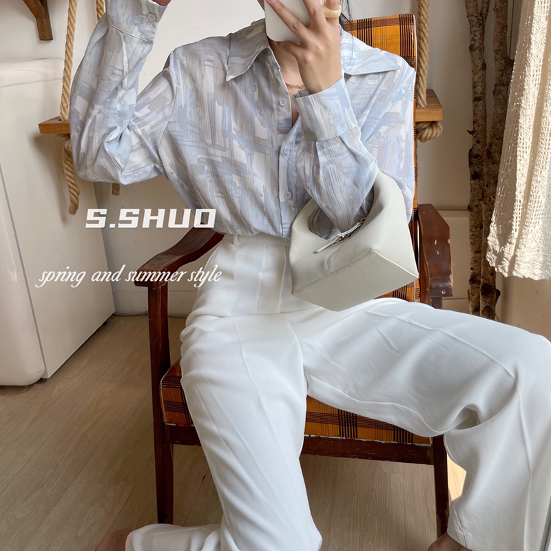 Áo Sơ Mi In Họa Tiết Cổ Điển Xinh Xắn Dành Cho Nữ