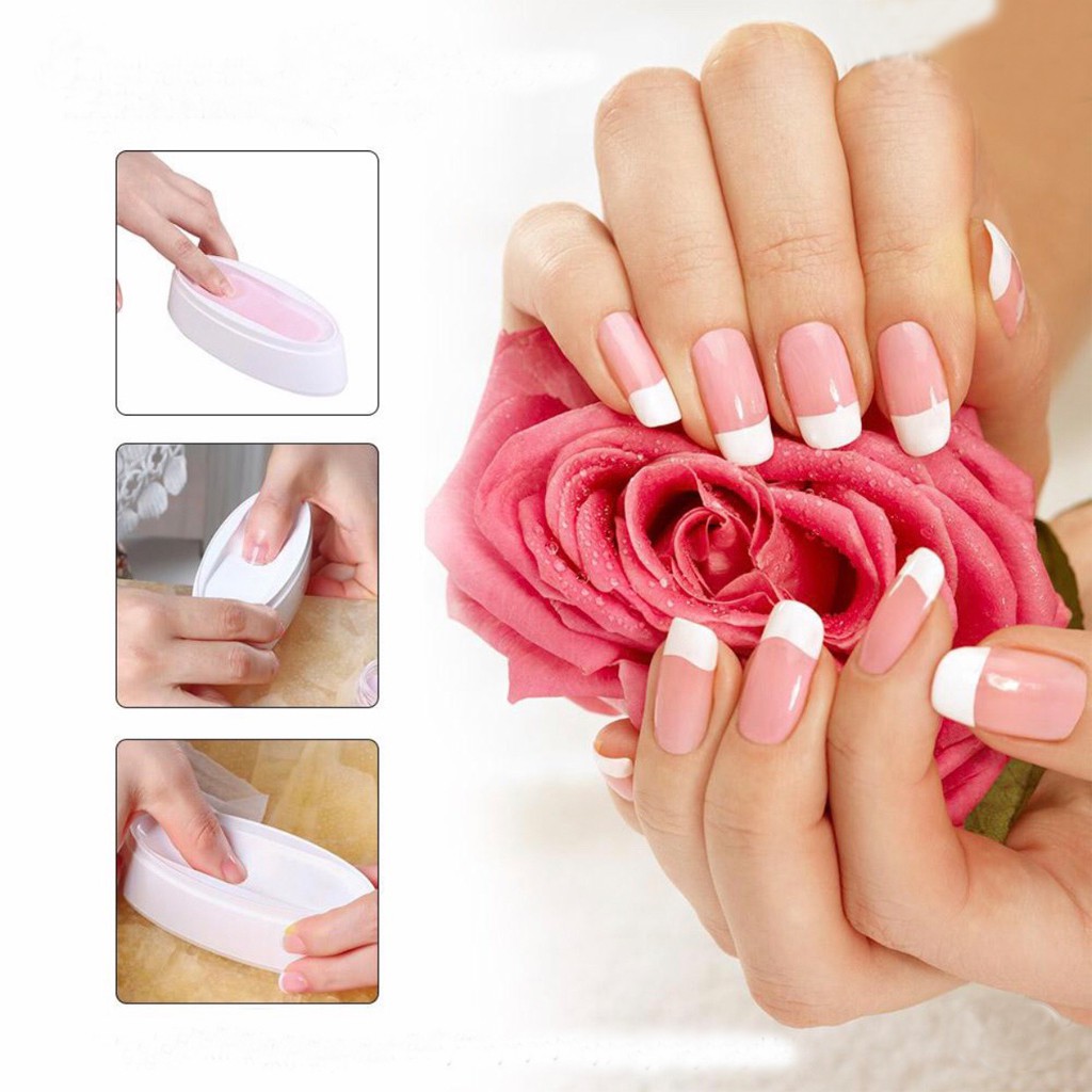 Khay đựng bột nhúng tiện lợi - khay nhúng bột nail chuyên dụng cho dân làm móng