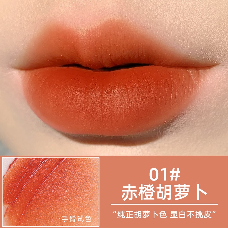Son Môi Trang Điểm 8 Màu Mềm Mại Lâu Trôi Chống Thấm Nước