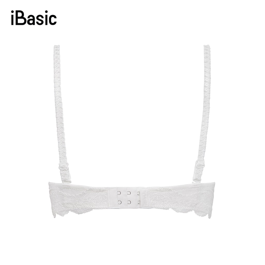 [MUA ÁO TẶNG QUẦN] Áo ngực ren có gọng mút dày T-shirt iBasic BRAW073
