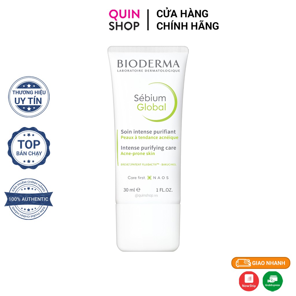 Kem Dưỡng Giảm Mụn Bioderma Sebium Global Intensive Purifying Care