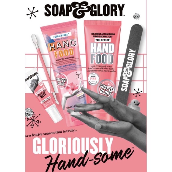 Bộ sản phẩm chăm sóc tay Soap & Glory Hand Food