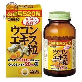VIÊN UỐNG TINH BỘT NGHỆ NHẬT BẢN ORIHIRO (HỘP 520 VIÊN) - HÀNG NỘI ĐỊA NHẬT