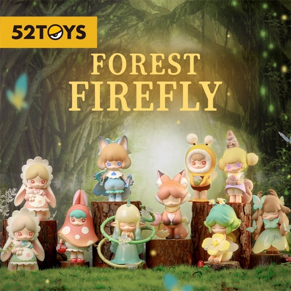 ★Hgtoys★Bộ 52 Mô Hình Búp Bê Laply Firefly Forest Series Mystery Dùng Trang Trí