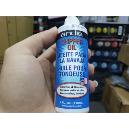 Dầu Andis Tra Tông Đơ Nhập Mỹ Có Mã Check Chính Hãng, Dầu Tra Kéo Cắt Tóc 120ml.(Ảnh thật)