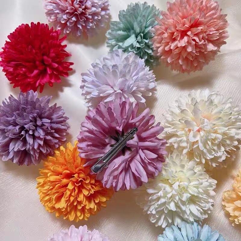 Hoa bồ công anh - hoa tú cầu cài tóc