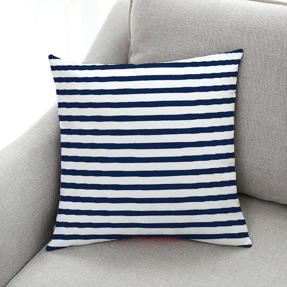 MIOSHOP Living Room Linen Throw Pillows Throw Pillowcase Hidden Zipper Cushion Case Geometric Pillows Case Sofa 18x18 Inch Home Decorative Modern