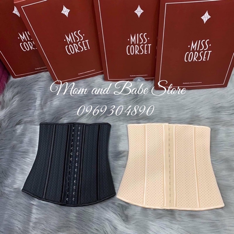 (Chính hãng)Đai nịt bụng Miss Corset-Latex