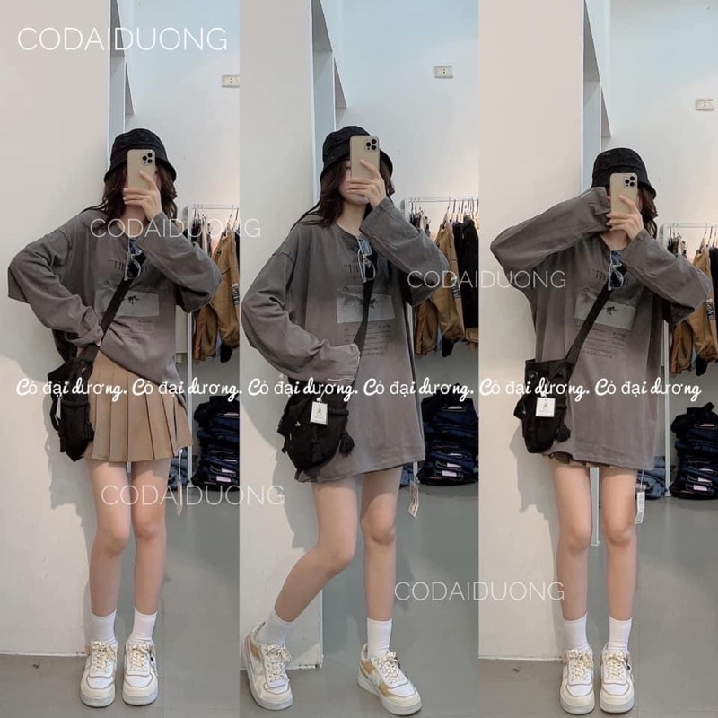 [SIEU SALE] Áo thun dài tay nhiều hình MOOD OUT thu đông ulazzangg