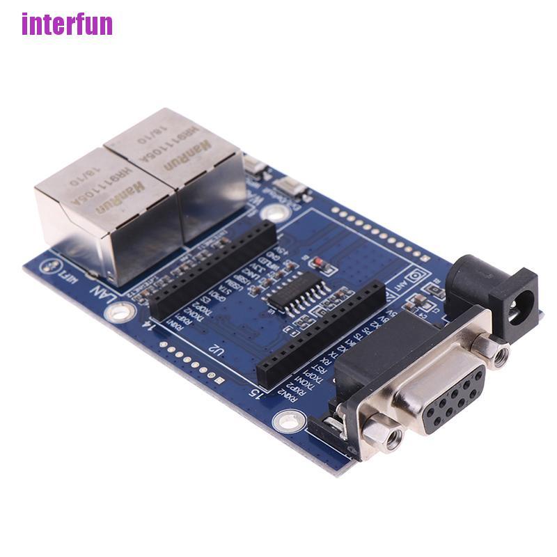 [Interfun1] Hlk-Rm04 Tcp Ip Ethernet Converter Module Serial Uart Rs232 To Wan Lan Wifi [Fun]