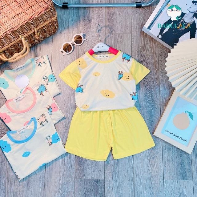 Bộ Quần Áo Minky Mom Chính Hãng Cho Bé Trai Gái 1 2 3 4 5 6 Tuổi-Đồ Bộ Cho Bé Cộc Tay Mặc Hè Vải Thun Lạnh BABULALA CT17